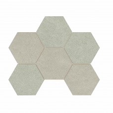 Керамогранитная плитка Мозаика LN01/TE01 Hexagon 25x28,5 непол.